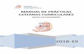 MANUAL DE PRACTICUM - unizar.es · 2018-07-09 · Manual de prácticas externas curriculares. Grado en Enfermería Manual de Practicum. Grado en Enfermería 2 En sesión ordinaria