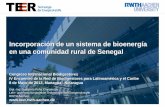 Incorporación de un sistema de bioenergía en una …redbiolac.org/biblioteca/Nicaragua12/16_RWTH_Aachem...Fase 2: Implementación del sistema Experimentos en laboratorio Potencial