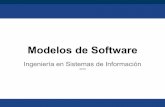 Ingeniería en Sistemas de Informaciónmll/modelos/downloads/Teoria/2018-Modelos-de-Software-Clase-1...Modelos de Software Historia del Modelado Aparecen las subrutinas y con ellas