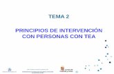 TEMA 2 PRINCIPIOS DE INTERVENCIÓN CON PERSONAS CON TEA - Federación de entidades de ...autismocastillayleon.com/wp-content/uploads/2016/06/tema... · 2016-06-07 · Elementos comunes