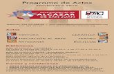 Programa de ActosIX Encuentro Escolar de Villancicos. Org. Asociación de Coros y Danzas de Alcázar de San Juan. Entradas 1,20 €. Días 2, 3 y 4 de enero. Audiencia Paje Real de