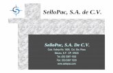 SelloPac, S.A. de C.V. · líneas de Sellos Mecánicos Vazel y lo hara al travez de los Centros de distribución FRI,S.A. de C.V. Con esta Alianza SelloPac pone a su disposición