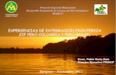 EXPERIENCIAS DE INTEGRACIÓN FRONTERIZA ZIF PERÚ … · 2014-10-30 · EXPERIENCIAS DE INTEGRACIÓN FRONTERIZA ZIF PERÚ-COLOMBIA Y PERÚ-BRASIL MINISTERIO DE AGRICULTURA Proyecto