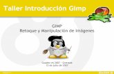 GIMP Retoque y Manipulación de Imágenes · Profesor Curso Superior de Photoshop CS2 Conferenciante sobre Diseño y Software Libre Trabajo actual: Diseño Gráfico (Imprenta Digital