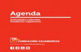 Actividades culturales Fundación Cajamurcia · 2017-01-24 · Centro Cultural Las Claras Cajamurcia C/ Santa Clara, 1. Murcia LUNES 23 DE ENERO. 10,30 H. II Entrega de diplomas del
