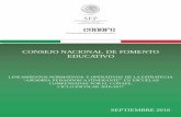 CONSEJO NACIONAL DE FOMENTO EDUCATIVOtransparencia.qroo.gob.mx/documentos/2017/03/d679e9cc3e... · 2017-03-15 · Fomento Educativo. D.O.F. 19-X-2015 LINEAMIENTOS FECHA DE PUBLICACIÓN