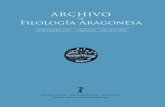 Archivo de Filología Aragonesa, 69 (2013) · rectamente relacionadas con la Filología aragonesa— han visto la luz en fechas recientes, destaca en «Notas bibliográficas» dos