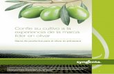 Confíe su cultivo a la experiencia de la marca líder en olivar · regulador de la vegetación, que estimula el cuajado y el rendimiento en aceite. Dosis: 100 a 300 g/hl de agua