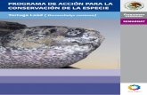 PROGRAMA DE ACCIÓN PARA LA CONSERVACIÓN DE LA ESPECIE · 2019-05-14 · Programa de Acción para la Conservación de la Especie 10 El 17 de septiembre de 2003 se firmó el Convenio