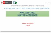 OPMI Ambiente 2018 - aquafondo.org.pe³n-4-Indicadores-Brecha-del...Matriz de indicadores Nombre de la tipología de Proyectos de Inversión Bien o Servicio público vinculado a la