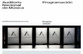 Auditorio Programaciónauditorionacional.es/es/noticias/anm_programacion_ene_2020v2.pdf · Sonata para violín y piano en la mayor (versión para violonchelo) Precios: 20, 15 y 10