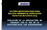 VII FORO BIOTECNOLOGÍA PARA BOLIVIA: …...Caracterización de la Expansión de la Soja en Paraguay y Transformaciones Observadas (2006) Económicamente, la soja contribuye con el