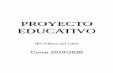Proyecto Educativo de Centroiesriberadeljalon.centros.educa.jcyl.es/sitio/upload/02_PE_2019_2020.pdfcuenta el informe de evaluación final de etapa de sexto curso de la educación