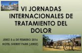 VI JORNADAS INTERNACIONALES DE TRATAMIENTO DEL DOLORinstitutoaliaga.com/wp-content/uploads/Jerez-2016-programa-jornada-copia.pdf · simulador de dolor Taller ecografía: 60 euros