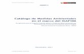 Catálogo de Medidas Ambientales en el marco del … CMAC Beneficio...Dirección General de Formalización Minera Catálogo de Medidas Ambientales Noviembre, 2017 ANEXO II Catálogo