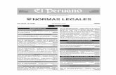 Cuadernillo de Normas Legales - Gaceta Jurídica · de La Paz, Bolivia, las mismas que tienen el carácter de preparatorias para la próxima Reunión del Mecanismo de Consulta y Coordinación