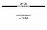 electroTHerapy pain relief Model: pM3030 · El electroTHERAPY PM3030 de Omron®, solución para el alivio del dolor, está diseñado para el alivio del dolor muscular en la región