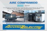 AIRE COMPRIMIDO - Record ElectricControlador Elektronikon® MK5. Potencia 110 a 500 KW / 50 y 60 HZ Capacidad de aire FAD 20 a 85 M³/H. Presión 5,5 - 7,5 - 8,5 - 10 y 14 BAR Refrigeración