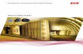 Sistema BULLFLEX - DSI Tunneling · 2016-09-13 · sistemas de bombeo Características de soporte variadas gracias al relleno y a la variedad de diámetros de pilar Descripción del