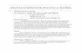 INSTALACIONES DE PUESTA A TIERRA · 2003-06-05 · 2) Determinación de las corrientes máximas de defecto a tierra y del tiempo máximo de eliminación del defecto. (I d, t a, característica