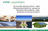 Contratación de Suministro para Solicitudes de Interconexión · 2020-02-06 · Contrato de suministro de energía eléctrica para solicitudes de interconexión de centrales eléctricas