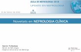 Update en Nefrologia ClínicaEstudi NEFIGAN S’assolí als 9 m, i de forma sostinguda al 12 m, una . reducció significativa de la proteïnúria. en els pacients tractats amb