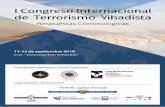 I Congreso Internacional de Terrorismo Yihadista · 2019-09-09 · I. Congreso Internacional de Terrorismo Yihadista. Respuestas Criminológicas 2. KONGRESUAREN EGOITZA OFIZIALA