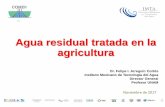 Agua residual tratada en la agricultura - COMEIIcomeii.com/comeii2017/assets/documentos/ponencias/... · Países con uso de agua residual tratada para riego agrícola A nivel mundial
