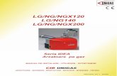 LG/NG/NGX120 LG/NG140 LG/NG/NGX200 · m039155cd rev. 3 02/2009 lg/ng/ngx120 lg/ng140 lg/ng/ngx200 seria idea arzatoare pe gaz manual de instalare - utilizare - intretinere arzatoare