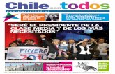 “SERÉ EL PRESIDENTE DE LA CLASE MEDIA Y DE LOS MÁS ... Chile... · Diario CHILE CON TODOS es una publicación gratuita para todos los chilenos y chilenas de Arica a Magallanes,