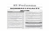 Publicacion Oficial - Diario Oficial El Peruano · 2018-01-01 · El Peruano Domingo 5 de julio de 2015 556733 podrían incrementarse con la presencia de un Fenómeno El Niño cuya