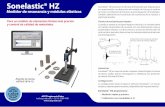 Medidor de resonancia y módulos elásticos Sonelastic HZ | ATCP · 2020-02-05 · Para un análisis de elementos finitos más preciso y control de calidad de materiales. • Medición