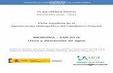 MEMORIA - ANEJO III Usos y demandas de agua · Tabla 24 Evolución de la Huella Hídrica Estándar (HHE) y de la Huella Hídrica Adaptada en la DH Cantábrico Oriental y en España