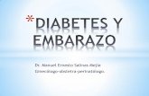 Dr. Manuel Ernesto Salinas Mejía Ginecólogo-obstetra ... · La mujer que desarrolla diabetes gestacional corre el riesgo incrementado de ... La glicemia pos prandial es mas predictiva
