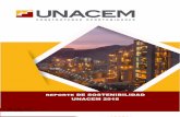 UNACEM 2018 · de servicios portuarios en el muelle de Conchán. En el Perú, contamos con dos plantas de producción: • Planta Atocongo, ubicada en el distrito de Villa María