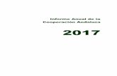 Informe Anual de la Cooperación AndaluzaEl presupuesto de la Junta de Andalucía en 2017 para Cooperación Internacional para el Desarrollo fue 45.860.470 euros, de los que el 92,8%