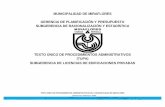 MUNICIPALIDAD DE MIRAFLORES GERENCIA DE PLANIFICACIÓN Y PRESUPUESTO SUBGERENCIA DE ... · 2018-01-04 · Secretaría General - Subgerente de 1 Formulario Único, debidamente suscrito