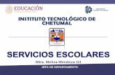 INSTITUTO TECNOLÓGICO DE CHETUMALchetumal.tecnm.mx/images/2019/CURSOSINDUCCION/... · OFICINA DE CONTROL ESCOLAR • Registro, seguimiento y actualización de Kardex o historial