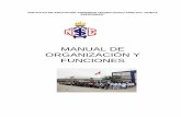 MANUAL DE ORGANIZACIÓN Y FUNCIONES · 2017-04-20 · INTRODUCCIÓN El Manual de Organización y Funciones tiene como objetivos: a) Hacer conocer la Estructura Orgánica formal adoptada