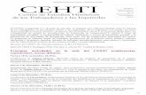 Próximas actividades en la sede del CEHTI (conferencias ... Boletín... · El CEHTI, inaugurado el 1 de julio de este año, se propone una reflexión integral sobre la historia