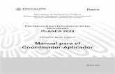 Manual para el Coordinador-Aplicador - planea.sep.gob.mxplanea.sep.gob.mx/content/ms/docs/2020/documentos_normativos/Manual_Coordinador...INSTRUMENTOS Y FORMATOS DE CONTROL PARA LA