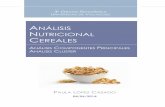 Análisis nutricional de cereales - UVavalentin/ad3g/2014/TFA/Paula_Casado... · 2014-06-04 · En esta segunda componente principal (25.64% variabilidad) la mayor parte de las correlaciones