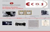 Archivos Einstein: Un legado que continuacampaign.huji.ac.il/sites/default/files/pdfs/Ecos_Spring_2012.pdf · representa la salida del pueblo hebreo de Egipto, relatada en el libro