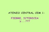 ATENEO CENTRAL CEM 1: FIEBRE, ICTERICIA y…..??? 7 CEM 1.pdf · 2015-04-08 · Evolución Clínica en el CEM 1 Paciente en regular estado general, que continúa febril (39-40Cº)