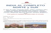 RKG01 INDIA AL COMPLETO NORTE y SUR - Destino India · Situado a 42 kilómetros de Jaipur, este impresionante palacio del siglo XVIII de arquitectura rajput-mogol, está muy bien