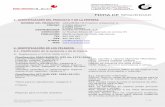 FICHA DE SEGURIDAD · 1907/2006 sobre Registro, Evaluación, Autorización y Restricción de sus-tancias y preparados químicos' (REACH) de 18 de diciembre de 2006 (DOUE L 369 de