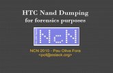HTC Nand Dumping - O3...rbmc no existen), debemos 'reemplazar' el bootloader en caliente aprovechando una vulnerabilidad del mismo: - Existe un stack overflow en todos los bootloaders