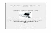 UNIVERSIDAD POLITECNICA DE NICARAGUA UPOLI MAESTRIA …repositorio.upoli.edu.ni/150/1/Jazmina del Carmen Molinares.pdf · Auditoria especial Auditoría ambiental Auditoria forense