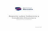 Reporte sobre Solvencia y Condición Financiera Sobre... · 2019-05-22 · se registran a su costo de adquisición y el devengamiento de su rendimiento (intereses, cupones o equivalentes)