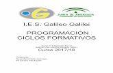 I.E.S. Galileo Galilei PROGRAMACIÓN CICLOS FORMATIVOSiesgalileocordoba.es/wp-content/uploads/2015/11/Programacion-ISBL-2017... · Página 6 de 28 prestación de servicios. Unidades